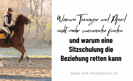 Warum Teenager und Pferd nicht mehr zueinander finden und warum eine Sitzschulung die Beziehung retten kann