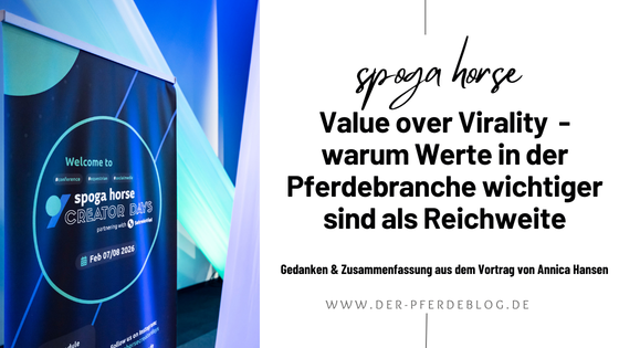 Annika Hansen, Keynote Spoga horse creator days 2026