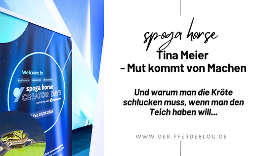 Tina Meier spoga horse 2026 Mut kommt von Machen